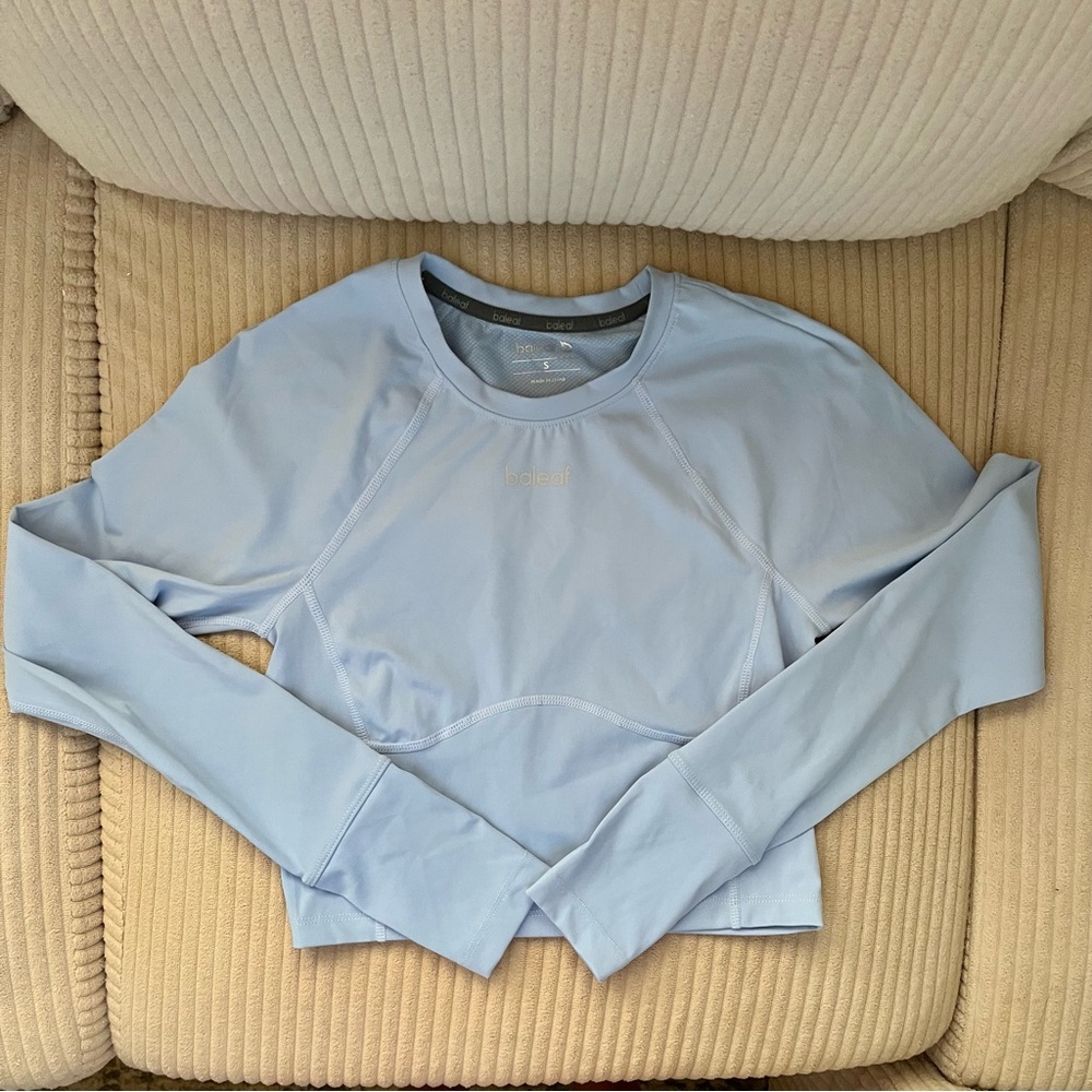 Baleaf Women's Light Blue Long Sleeve Top